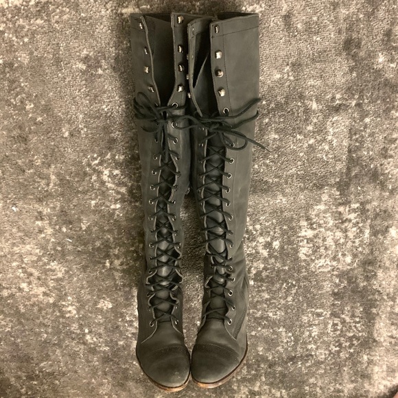 Jeffrey Campbell Shoes - Free People Jeffrey Campbell Joe Lace Up Boots